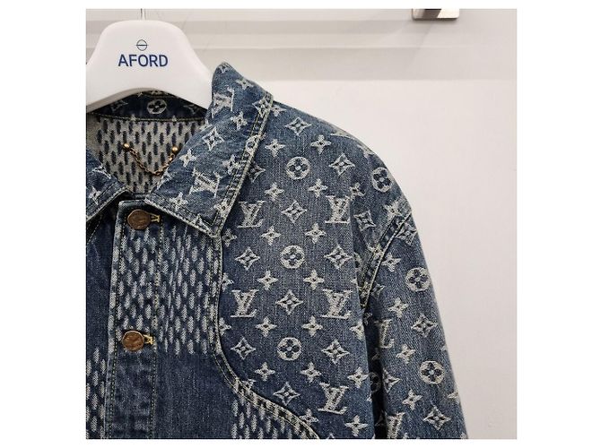 Louis Vuitton Trucker Denim Jacke Schwarz - Ansicht 6