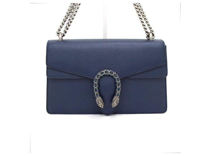 Gucci Borsa a tracolla Dionysus Blue Small con catena - vista 2
