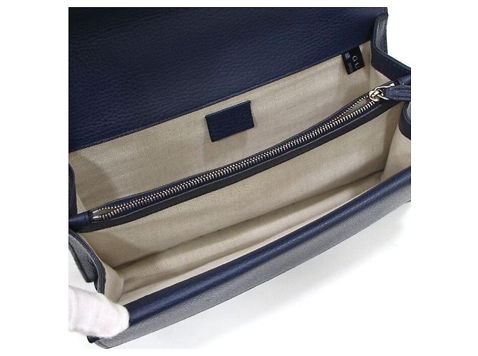 Gucci Borsa a tracolla Dionysus Blue Small con catena - vista 6
