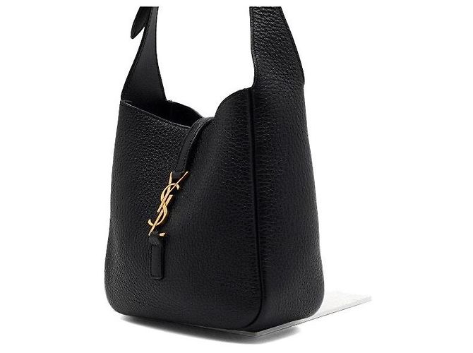 Saint Laurent Borsa a tracolla LE Mini Baby Shoulder Bag in pelle nera - vista 2