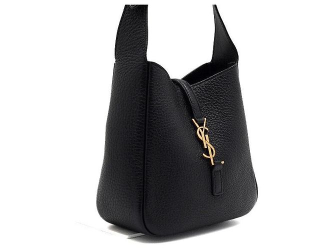Saint Laurent Borsa a tracolla LE Mini Baby Shoulder Bag in pelle nera - vista 3
