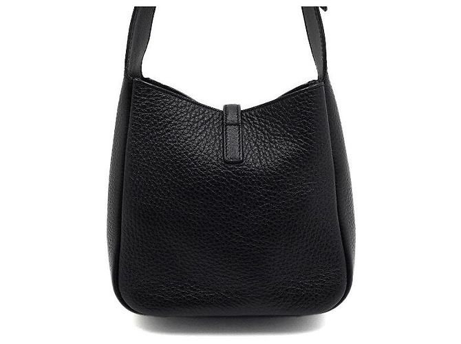 Saint Laurent Borsa a tracolla LE Mini Baby Shoulder Bag in pelle nera - vista 4