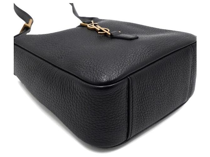 Saint Laurent Borsa a tracolla LE Mini Baby Shoulder Bag in pelle nera - vista 8