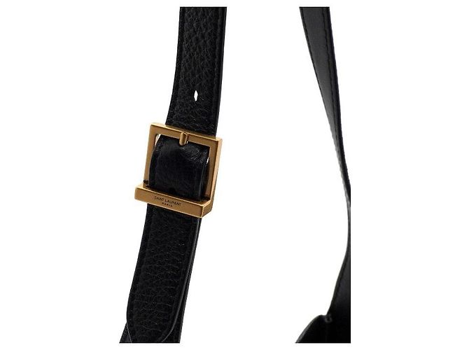 Saint Laurent Borsa a tracolla LE Mini Baby Shoulder Bag in pelle nera - vista 9