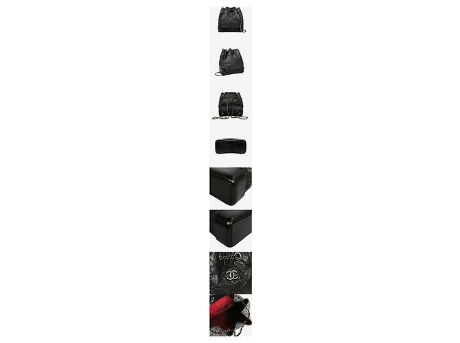 Chanel Zaino piccolo Gabrielle Black Series Nero - vista 2