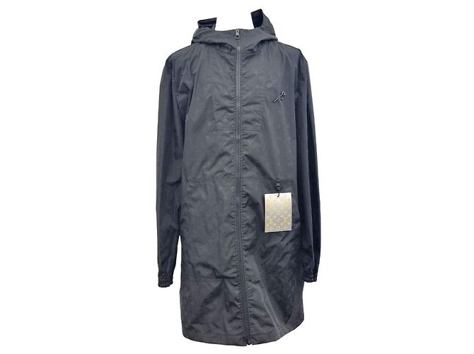 Louis Vuitton Giacca a vento in nylon monogram Marrone - vista 4