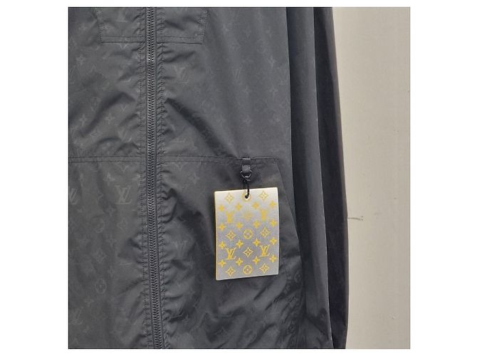 Louis Vuitton Giacca a vento in nylon monogram Marrone - vista 5