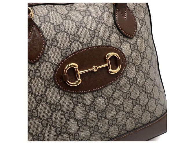 Horsebit 1955 Gucci Borsa Tote Medium con manico superiore e tracolla Horsebit - vista 10
