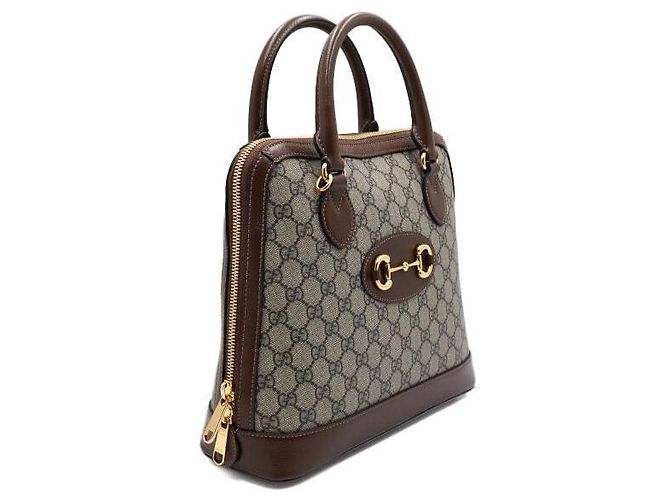 Horsebit 1955 Gucci Borsa Tote Medium con manico superiore e tracolla Horsebit - vista 3
