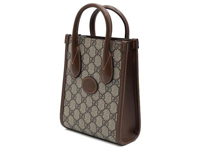 Gucci Mini Tote Bag e borsa a tracolla GG Supreme - vista 2