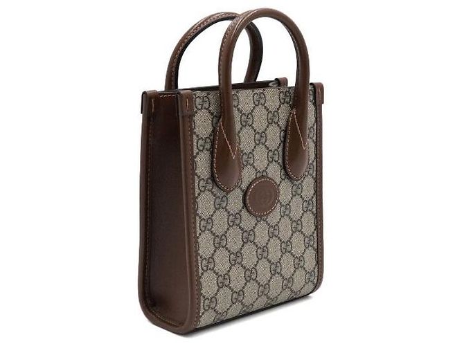 Gucci Mini Tote Bag e borsa a tracolla GG Supreme - vista 3