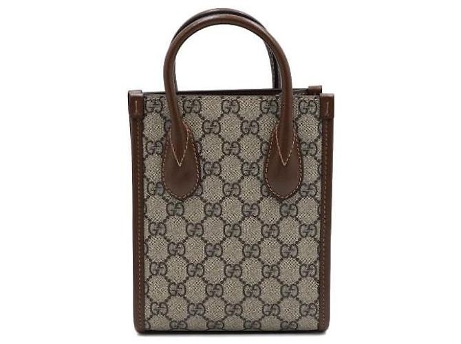 Gucci Mini Tote Bag e borsa a tracolla GG Supreme - vista 4