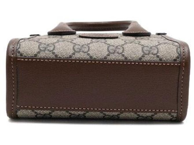 Gucci Mini Tote Bag e borsa a tracolla GG Supreme - vista 6