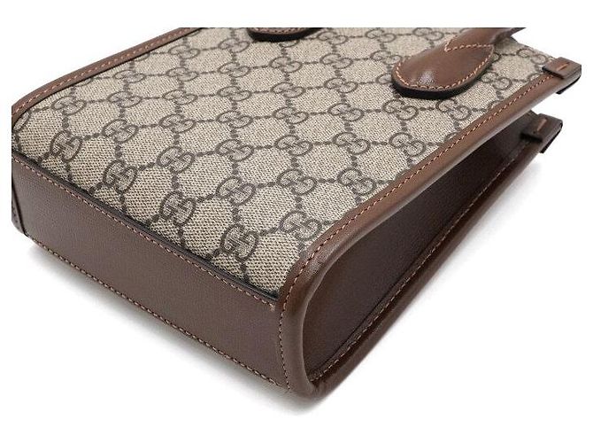 Gucci Mini Tote Bag e borsa a tracolla GG Supreme - vista 7