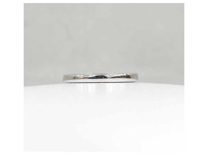 Tiffany & Co Platin Solitär Half Eternity Ring Größe - Ansicht 3