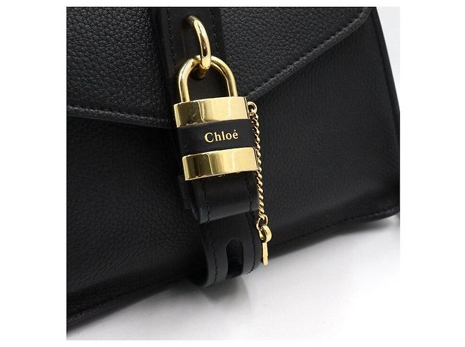 Chloé Borsa Tote e Borsa a Tracolla ABY Everyday Medium in pelle nera Nero - vista 4