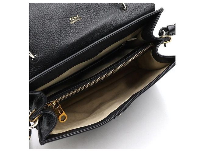 Chloé Borsa Tote e Borsa a Tracolla ABY Everyday Medium in pelle nera Nero - vista 5