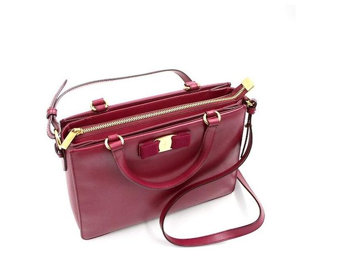 Salvatore Ferragamo Borsa Tracy Tote e Borsa a tracolla con logo dorato - vista 5