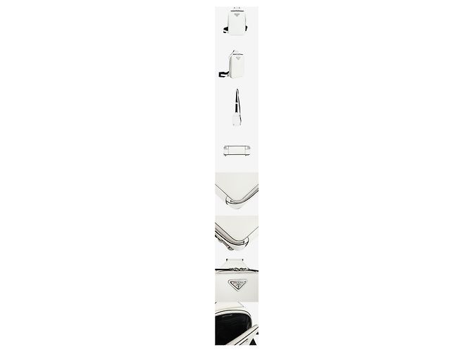 Prada Sac en cuir Saffiano Blanc - vue 2