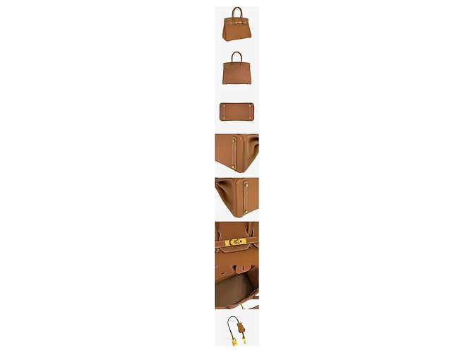 Hermès Birkin Togo Gold Hardware Stamp D'oro - vista 2