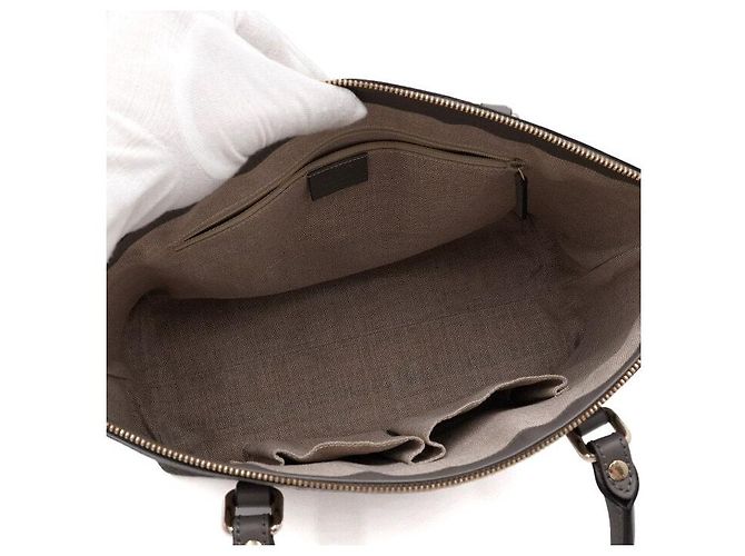 Gucci Borsa Tote e Borsa a Tracolla Micro GG Sima Leather Gray - vista 5
