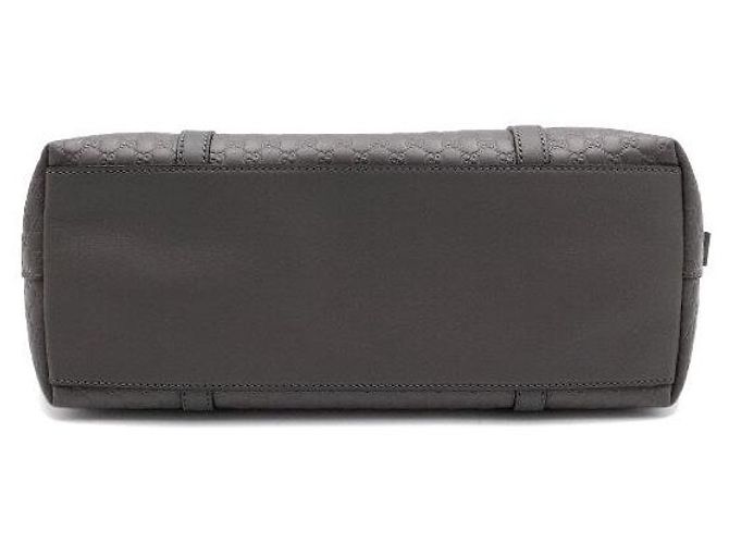 Gucci Borsa Tote e Borsa a Tracolla Micro GG Sima Leather Gray - vista 6