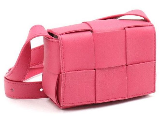 Bottega Veneta Mini borsa a tracolla in Pink - vista 3