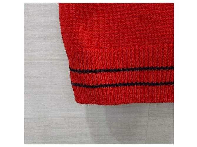Dior Jersey de punto de lana y cachemira rojo - vista 5