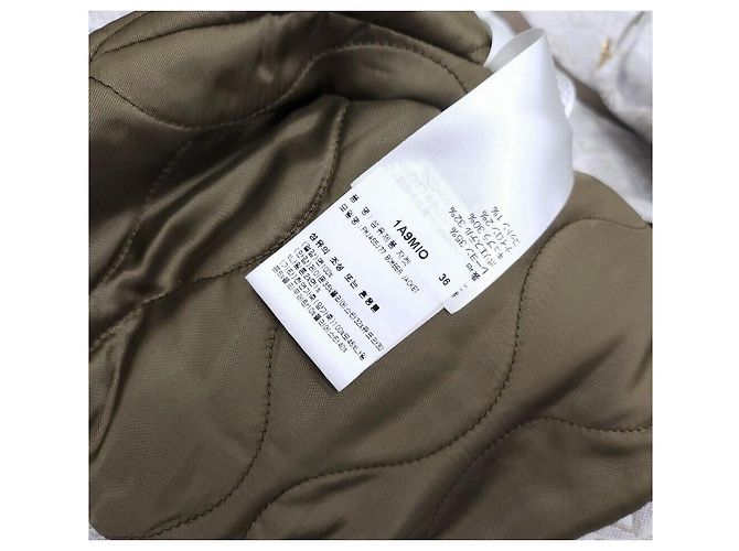 Louis Vuitton LV Monogram Leder Varsity Bomberjacke Silber - Ansicht 5
