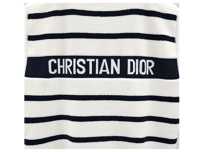 Dior Riviera Terry Strick-Weste mit Reißverschluss - Ansicht 4