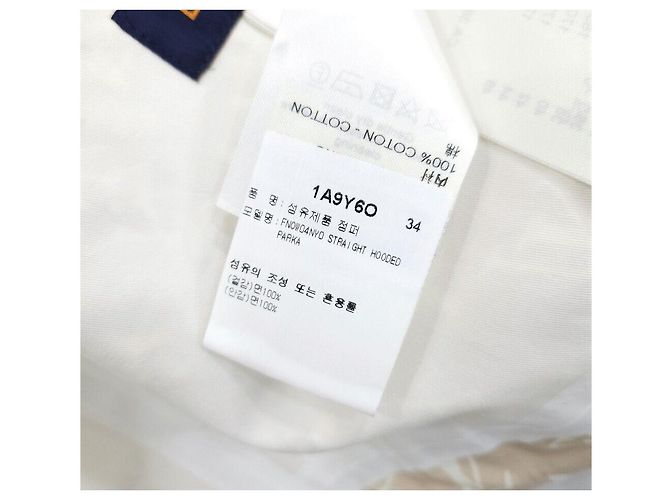 Louis Vuitton LV Monogram Parka Jacke Weiß - Ansicht 5