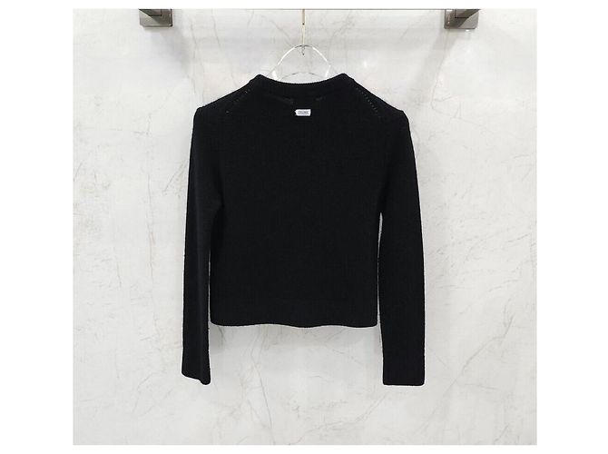Céline Jersey de cuello redondo de cashmere Plata - vista 2