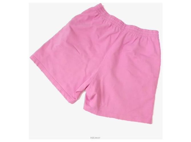 Balenciaga Pantalones cortos de algodón rosa XS - vista 2