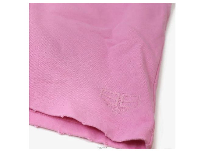 Balenciaga Pantalones cortos de algodón rosa XS - vista 5