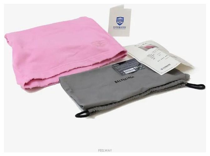 Balenciaga Pantalones cortos de algodón rosa XS - vista 7