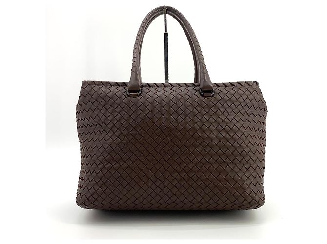 Bottega Veneta Borsa Tote e Borsa a Tracolla Intrecciato Marrone - vista 12