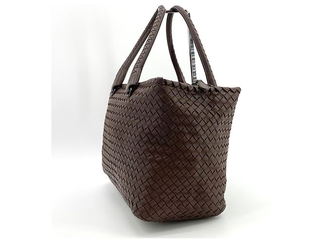 Bottega Veneta Borsa Tote e Borsa a Tracolla Intrecciato Marrone - vista 13