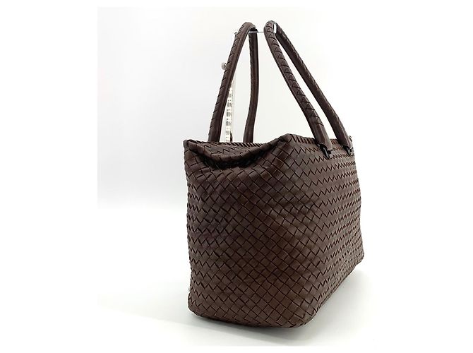 Bottega Veneta Borsa Tote e Borsa a Tracolla Intrecciato Marrone - vista 6