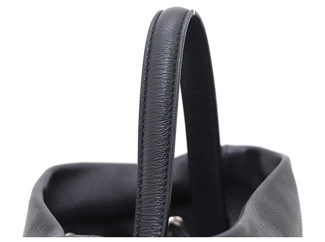 Balenciaga Borsa a secchiello e borsa a tracolla Everyday XS con coulisse Nero - vista 4