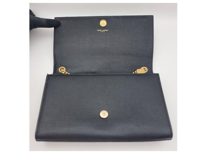 Saint Laurent Borsa a spalla e crossbody dorata - vista 12