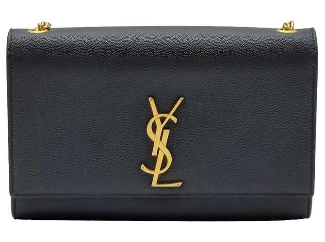 Saint Laurent Borsa a spalla e crossbody dorata - vista 5