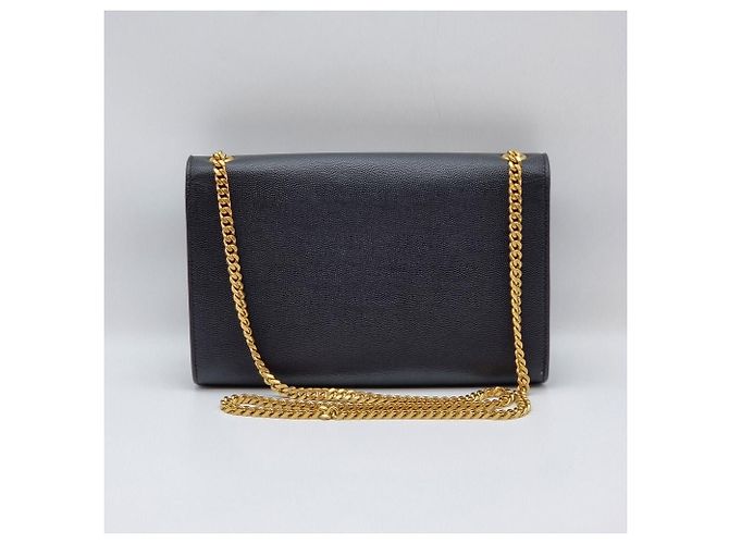 Saint Laurent Borsa a spalla e crossbody dorata - vista 7