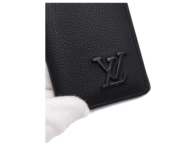 Louis Vuitton Portacarte e organizer da tasca Aerogram nero - vista 4