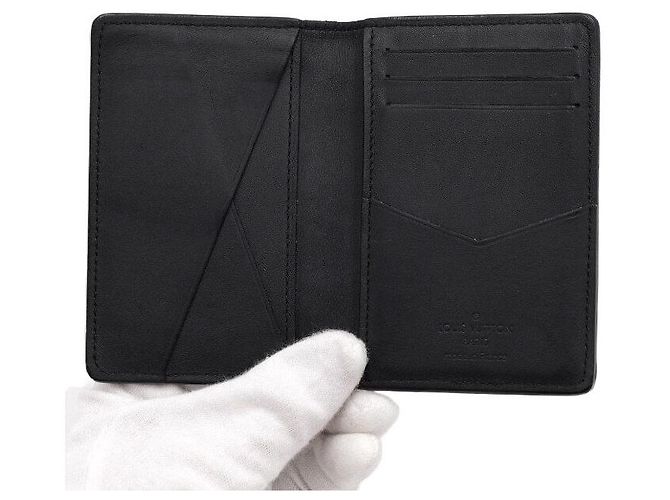 Louis Vuitton Portacarte e organizer da tasca Aerogram nero - vista 5