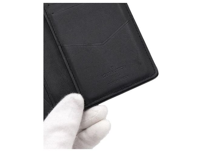 Louis Vuitton Portacarte e organizer da tasca Aerogram nero - vista 6