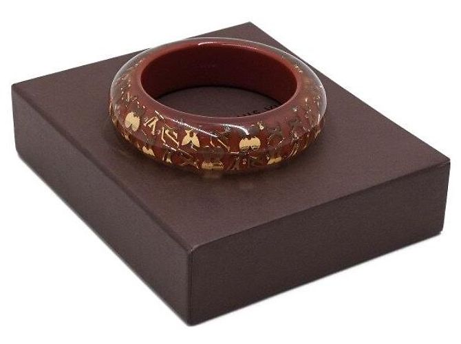 Louis Vuitton Bracciale rigido marrone da donna - vista 4