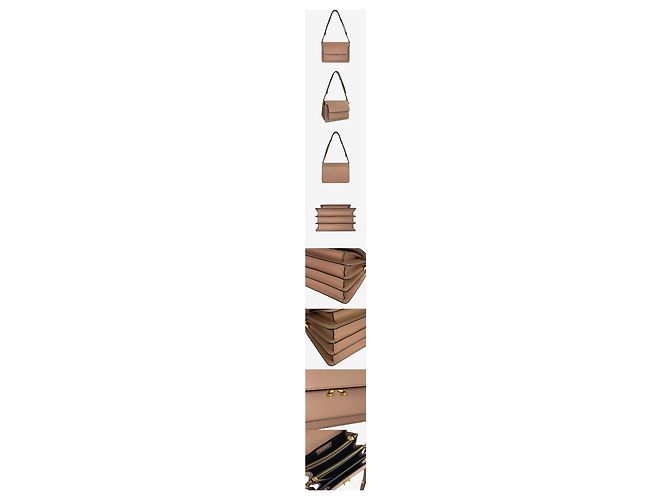 Marni Bolso Trunk de Saffiano Medium - vista 2