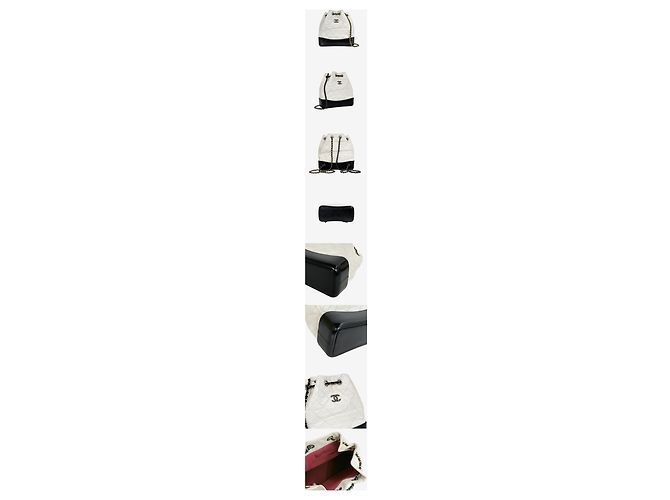 Chanel Zaino Gabrielle Small White Bianco - vista 2
