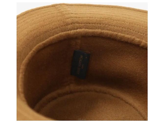 Louis Vuitton Monogram Woll-Bucket-Hat Braun - Ansicht 6