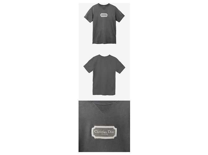 Dior Couture Logo T-Shirt XS Gray Braun - Ansicht 2